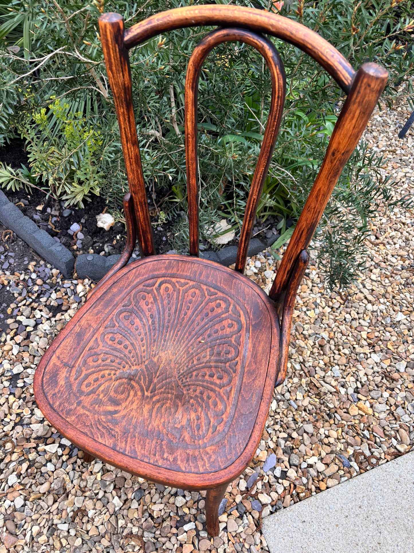 Pair Of Early 20th Century Bentwood 'Thonet Cafe Chairs'