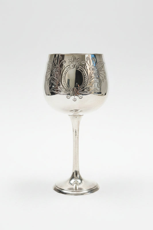 Indian Silver Wine Goblets - 1920's