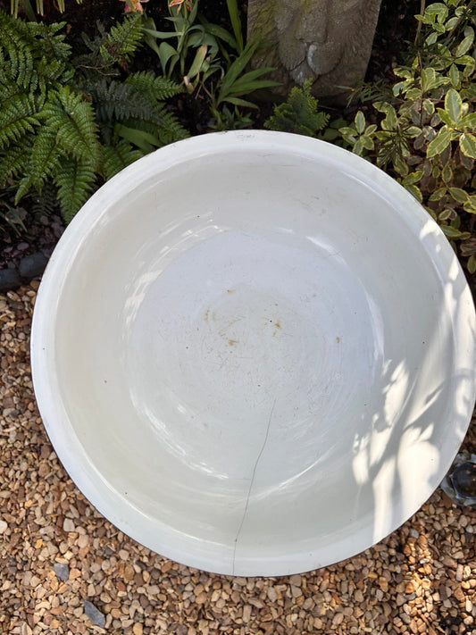 Large Gold Leaf Vintage Bowl