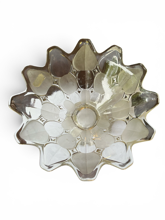 Moravia Petal Glass Fruit Bowl