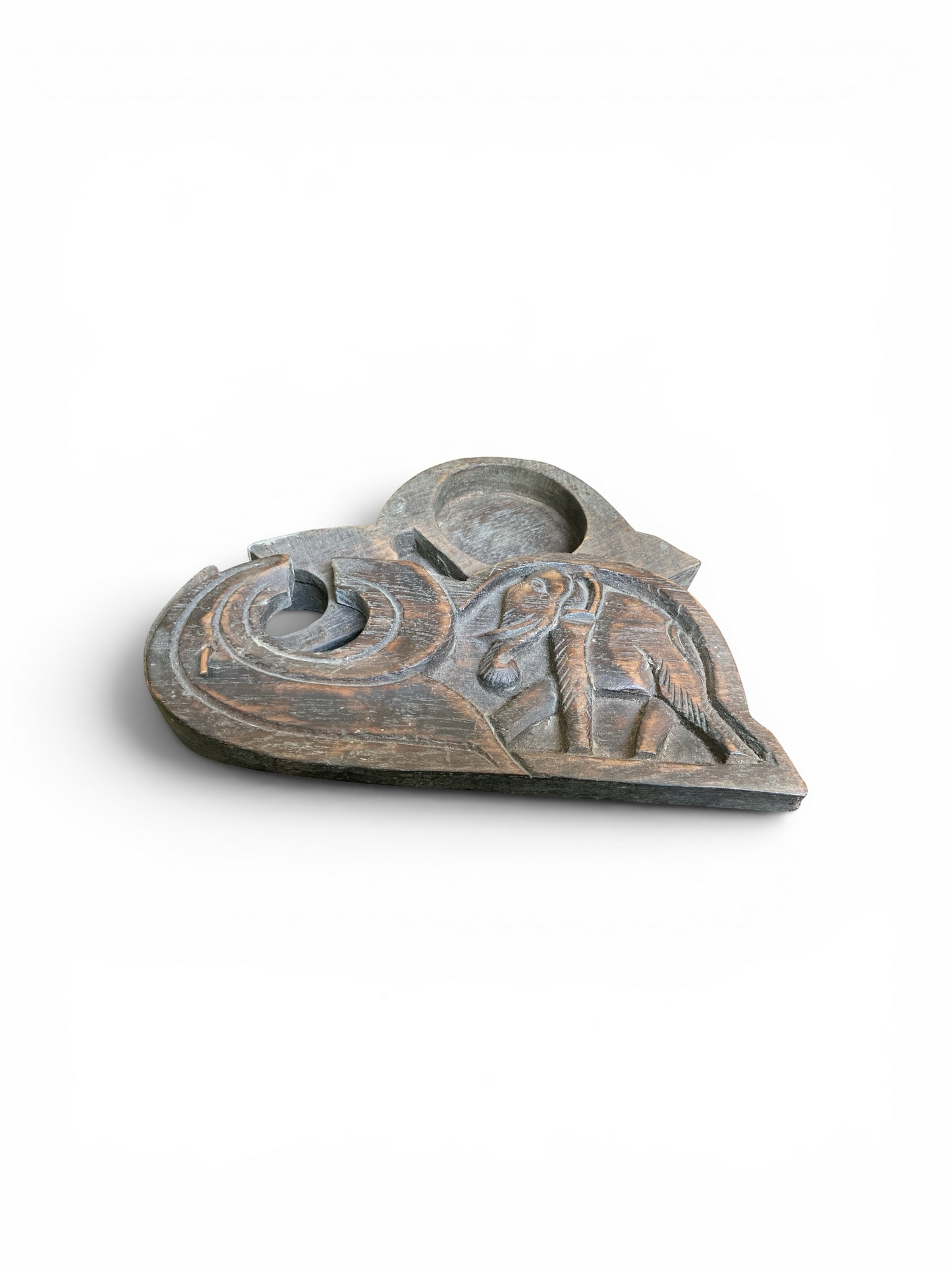 Antique Wooden Opium Scales Box