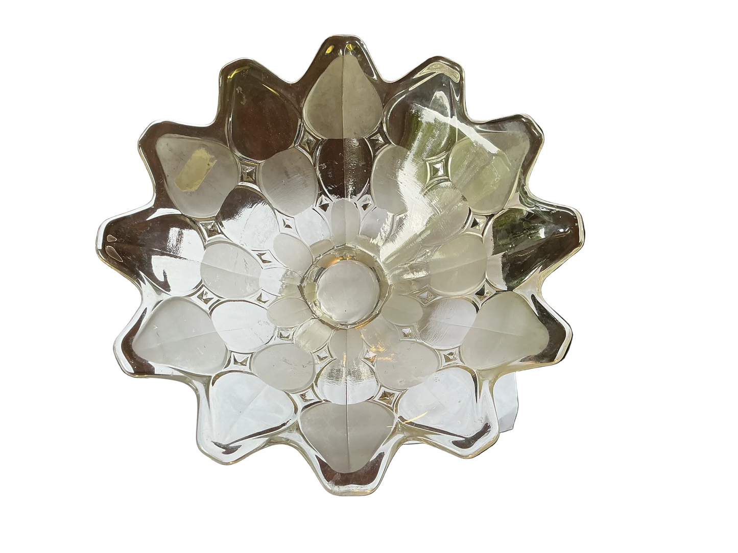 Moravia Petal Glass Fruit Bowl