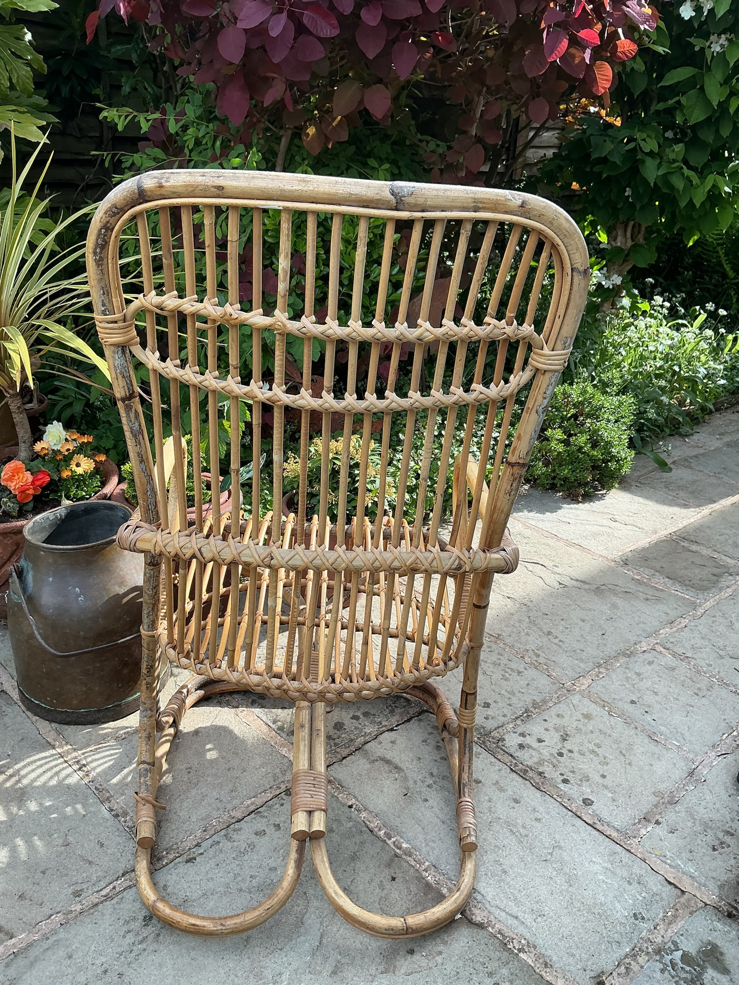 Tito Vignale Rattan Chair