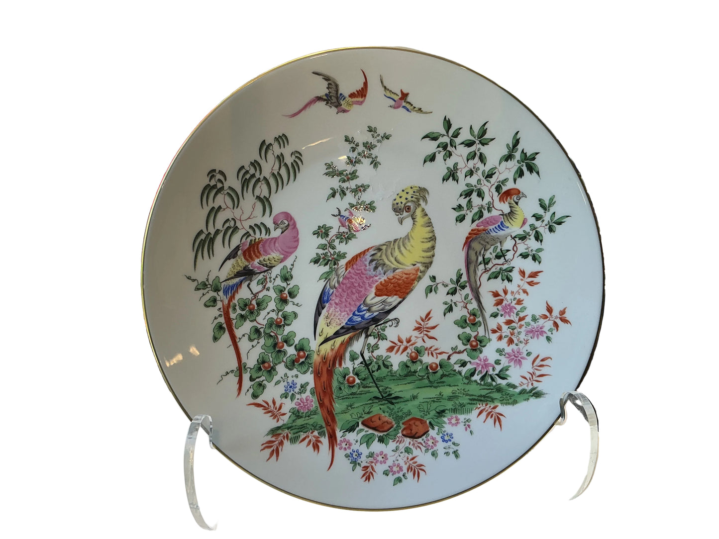 Pair of Royal Worcester ‘Fabulous Birds’ plates
