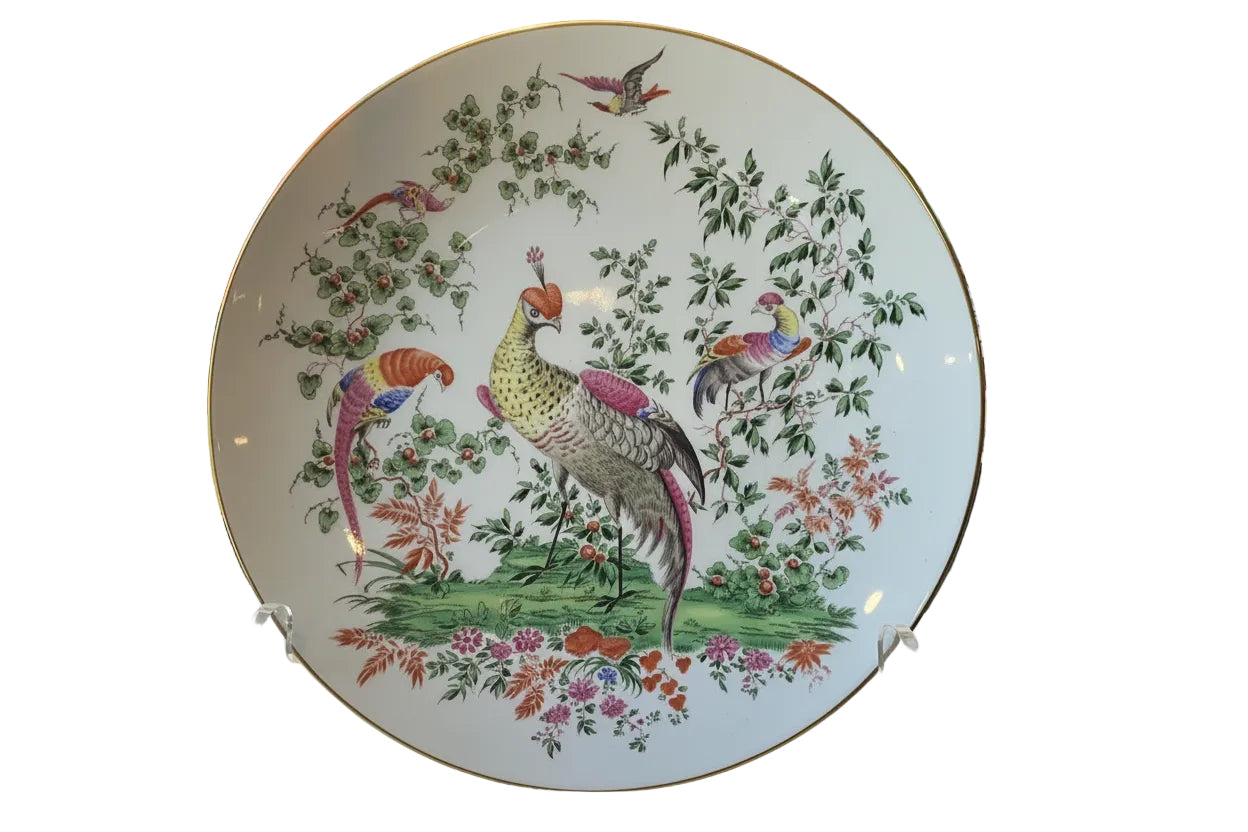 Pair of Royal Worcester ‘Fabulous Birds’ plates