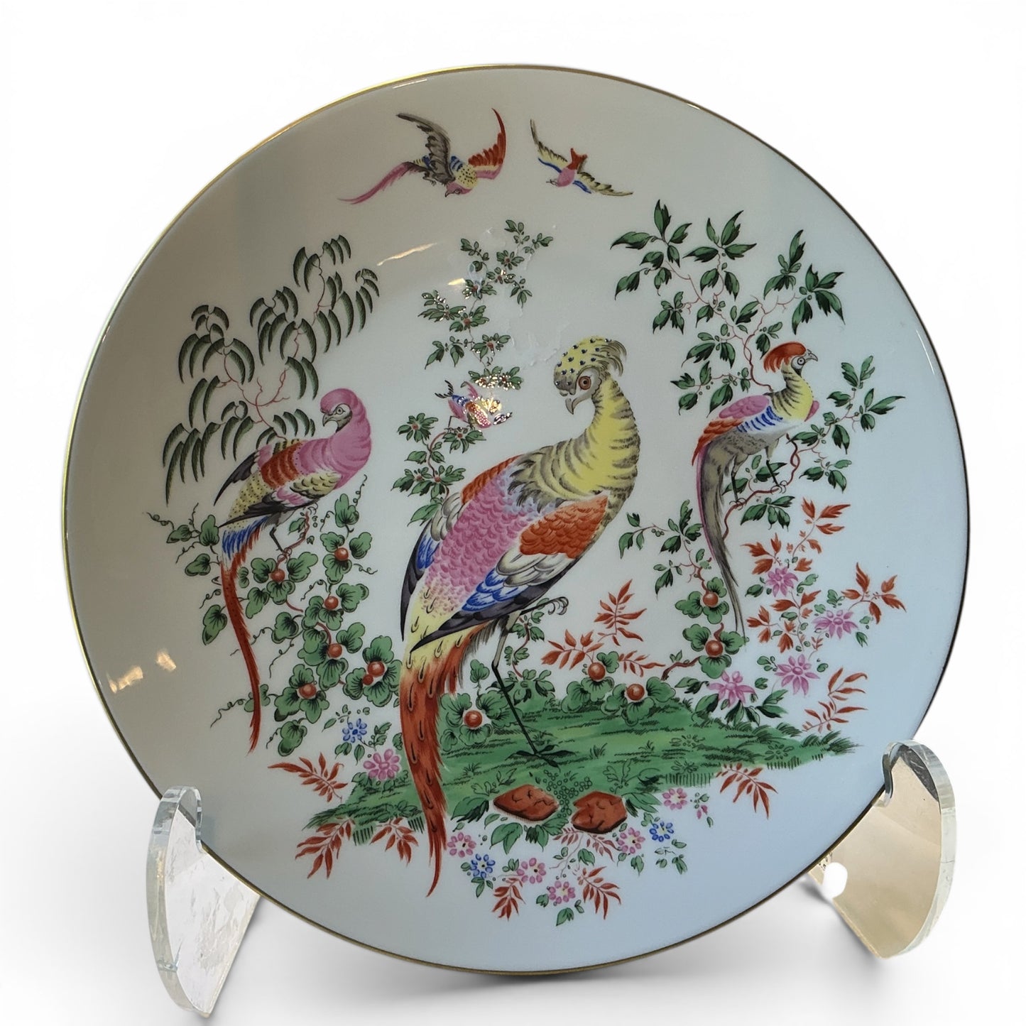 Pair of Royal Worcester ‘Fabulous Birds’ plates