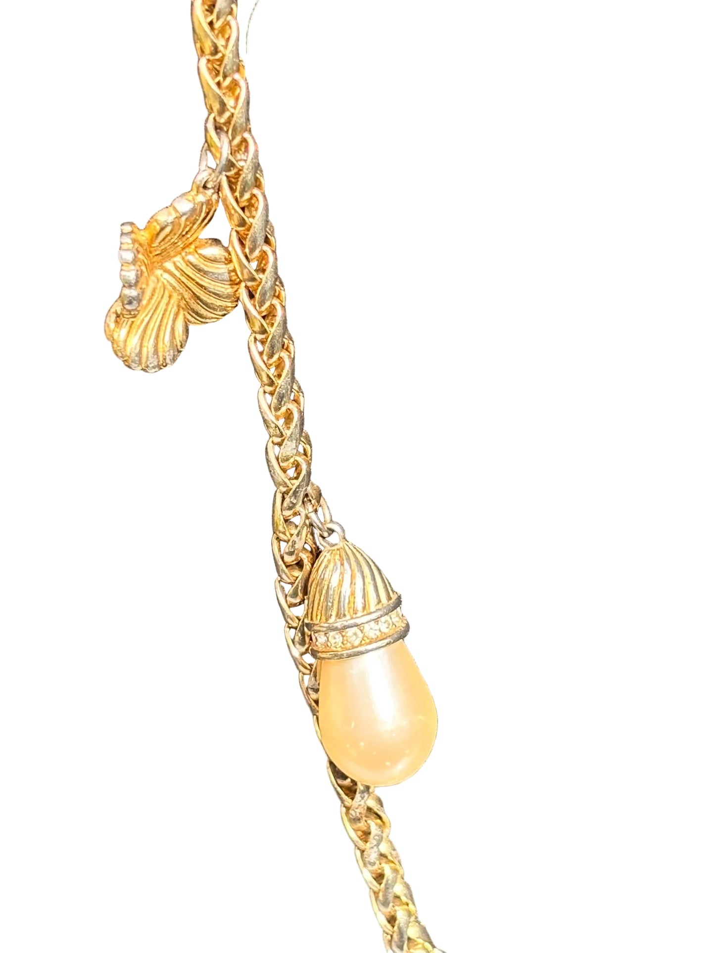 Givenchy Gold chain with pearl