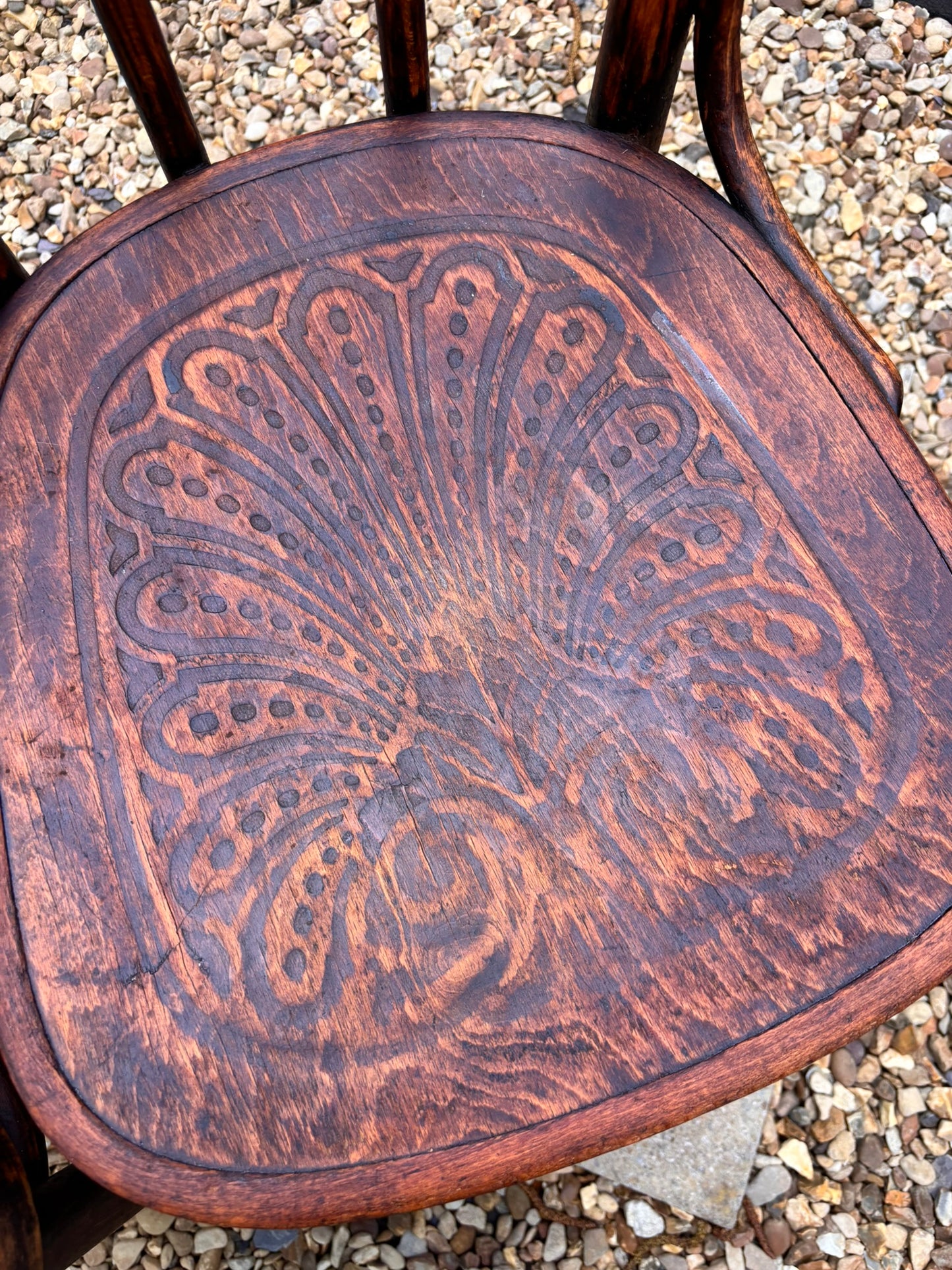 Pair Of Early 20th Century Bentwood 'Thonet Cafe Chairs'