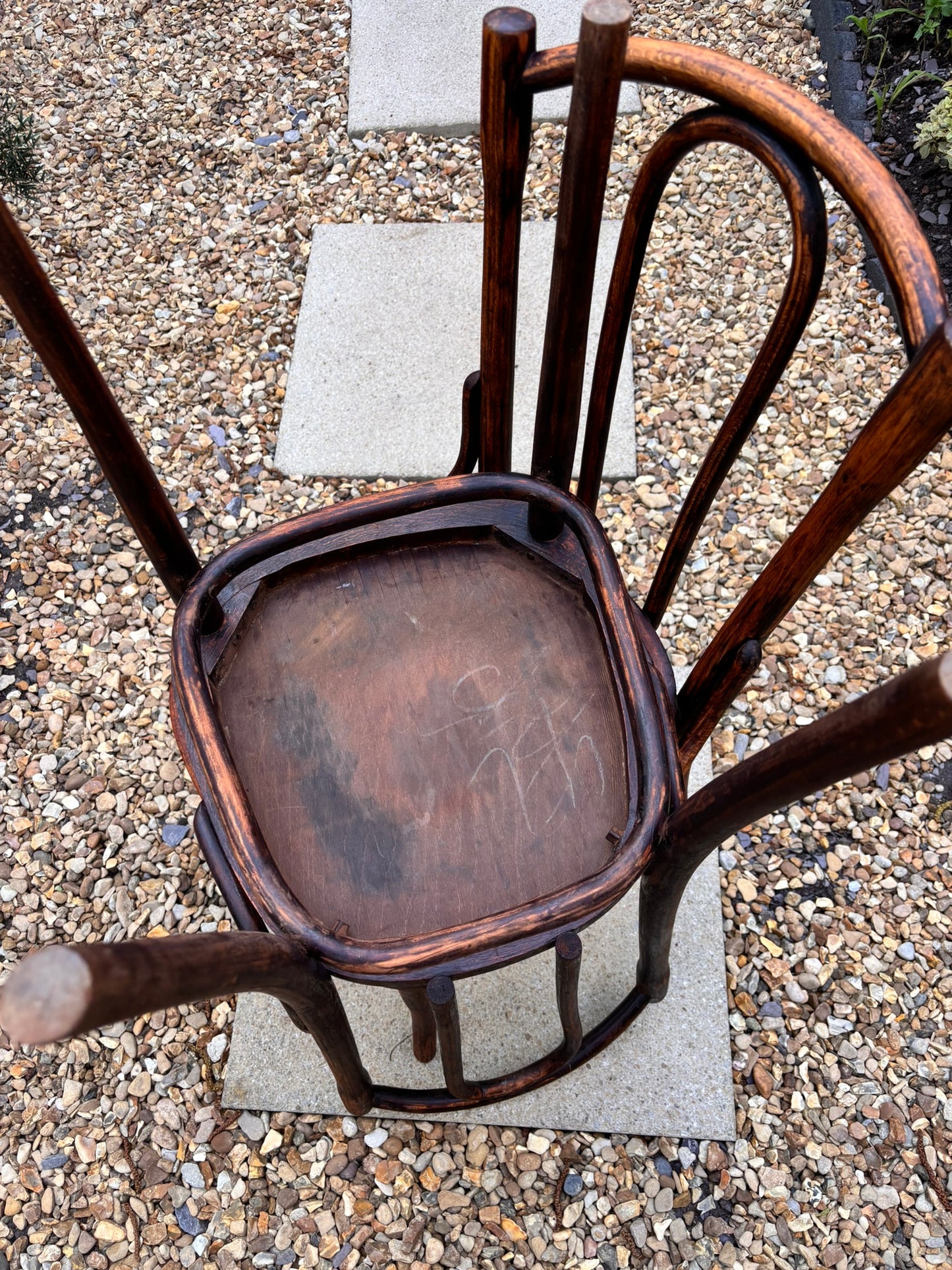 Pair Of Early 20th Century Bentwood 'Thonet Cafe Chairs'