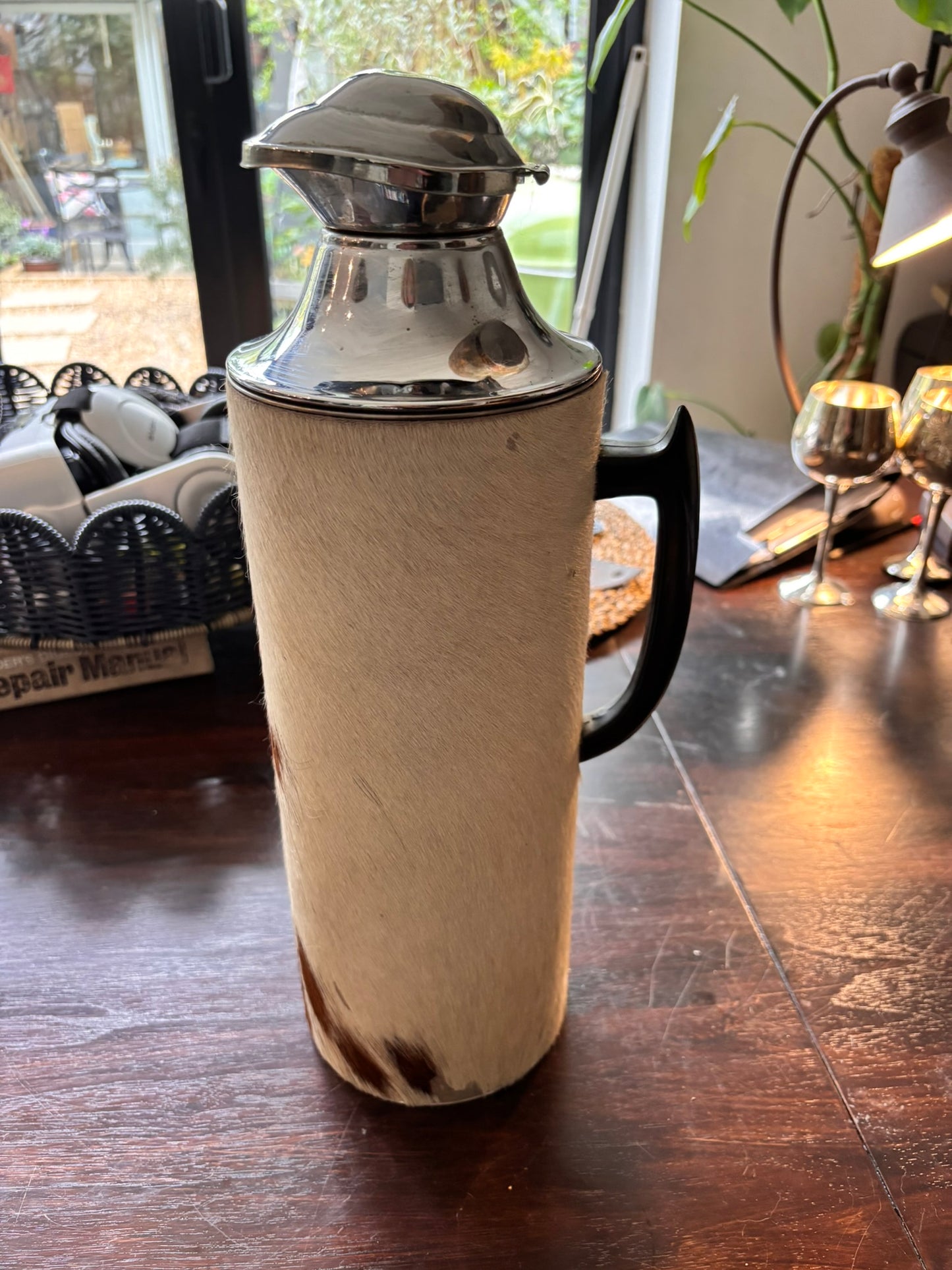 Cow Skin Flask