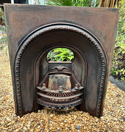 Reclaimed Early Victorian Cast Iron Fire Insert