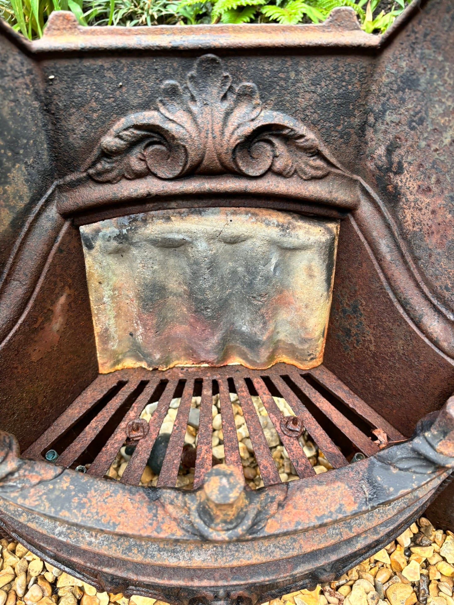 Reclaimed Early Victorian Cast Iron Fire Insert