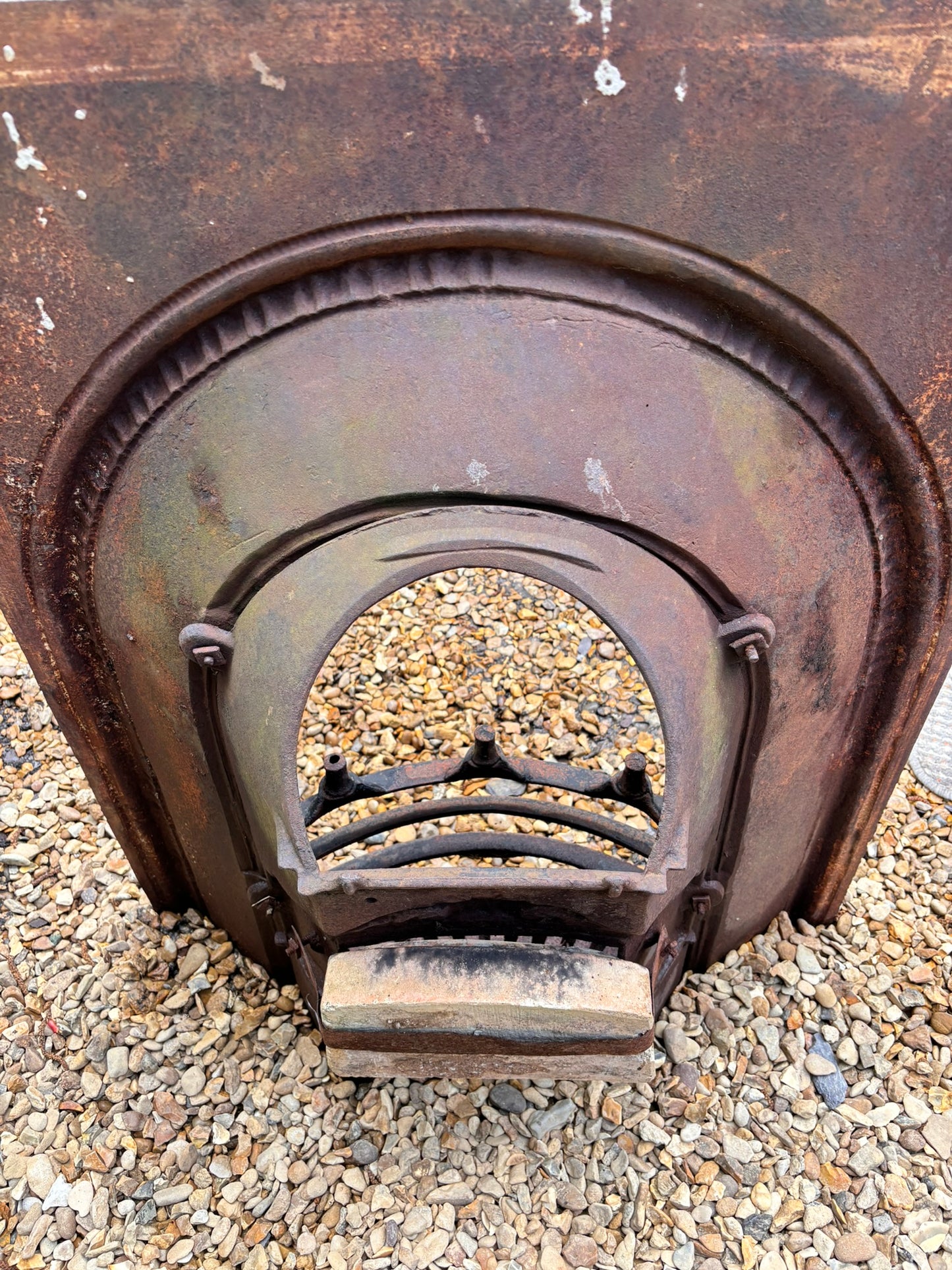 Reclaimed Early Victorian Cast Iron Fire Insert