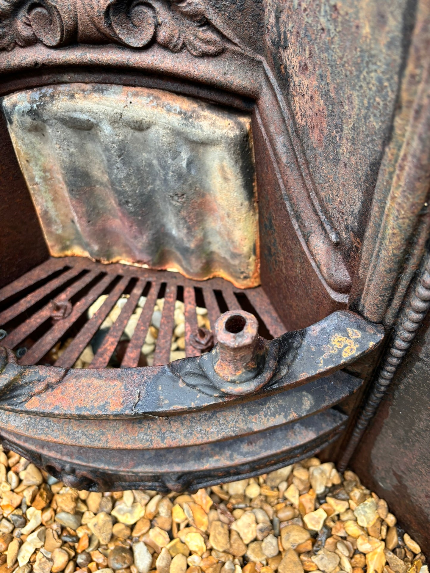 Reclaimed Early Victorian Cast Iron Fire Insert