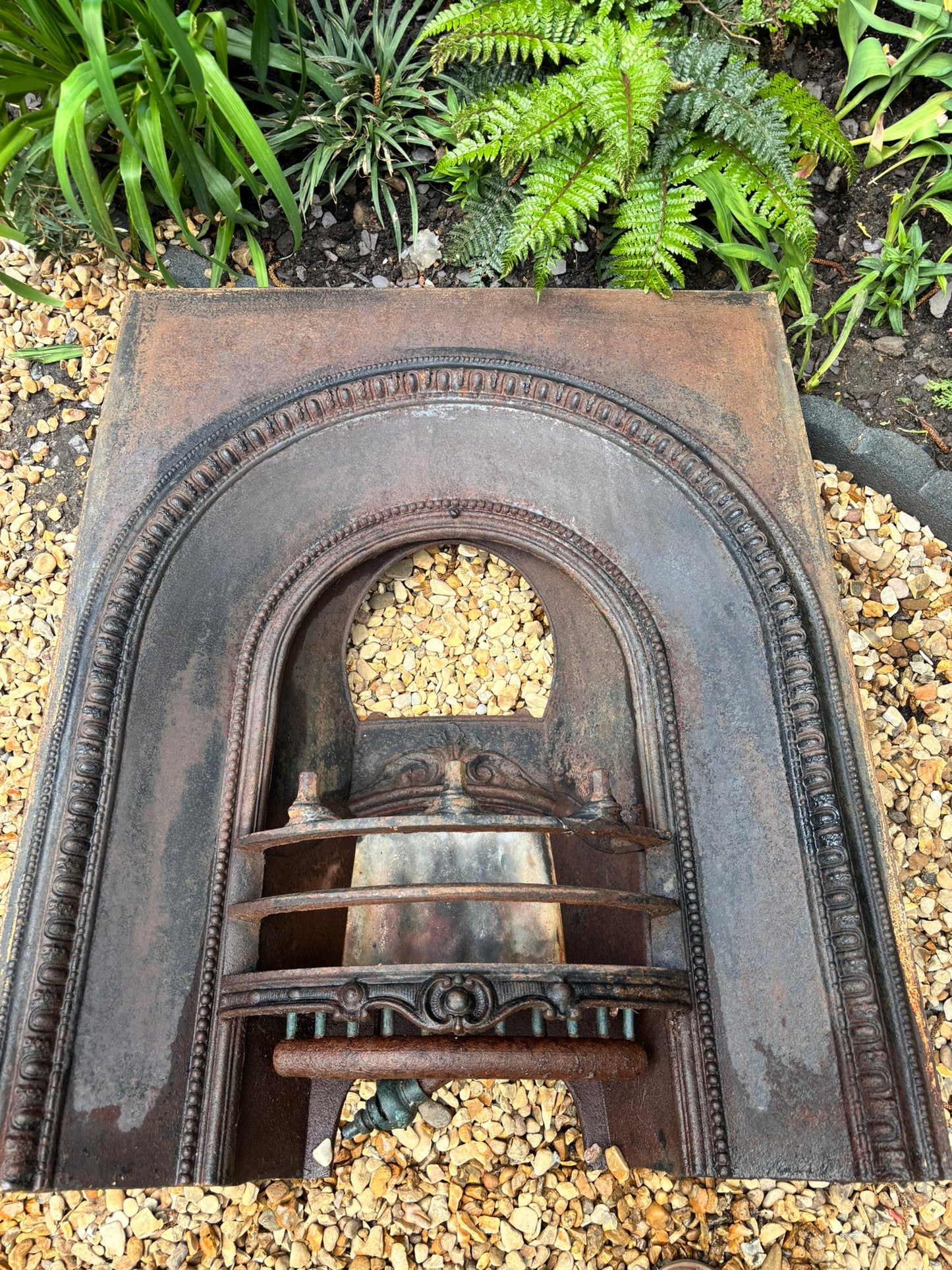 Reclaimed Early Victorian Cast Iron Fire Insert