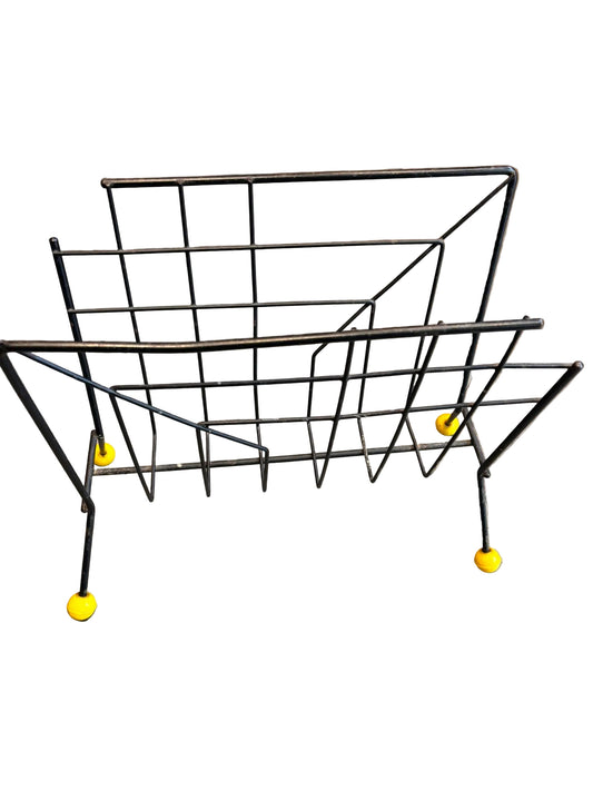 1950s Sputnik Magazine Rack