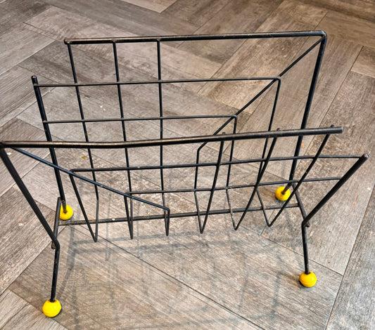 1950s Sputnik Magazine Rack
