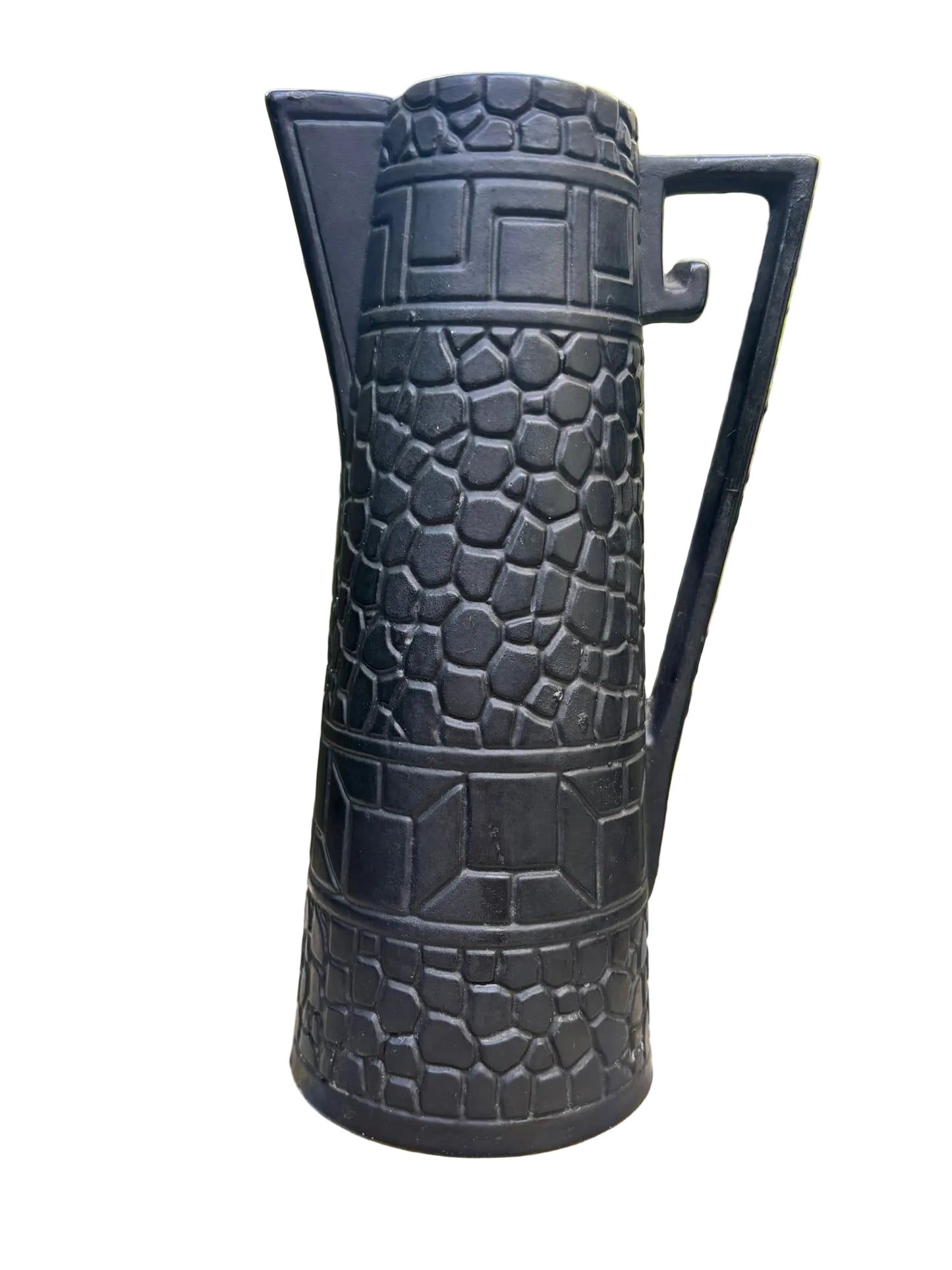 Black Basalt Ceramic Pitcher