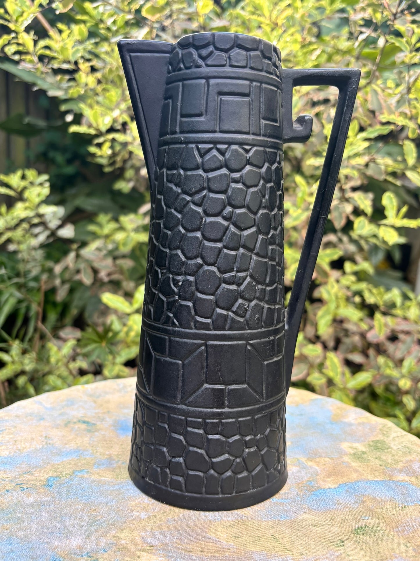 Black Basalt Ceramic Pitcher