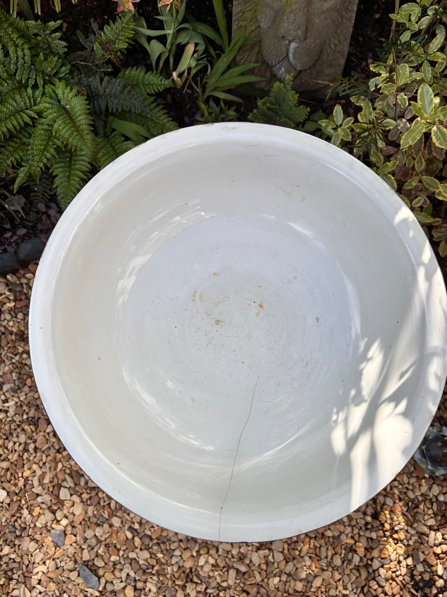 Large Gold Leaf Vintage Bowl
