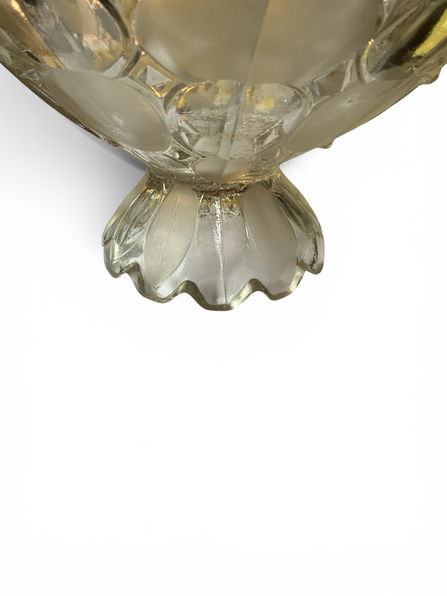 Moravia Petal Glass Fruit Bowl