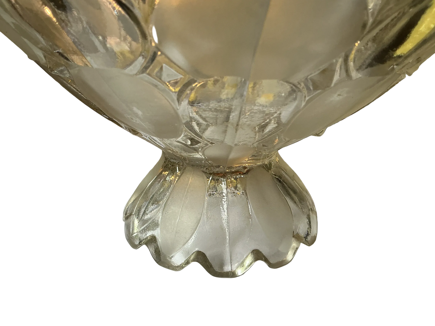 Moravia Petal Glass Fruit Bowl