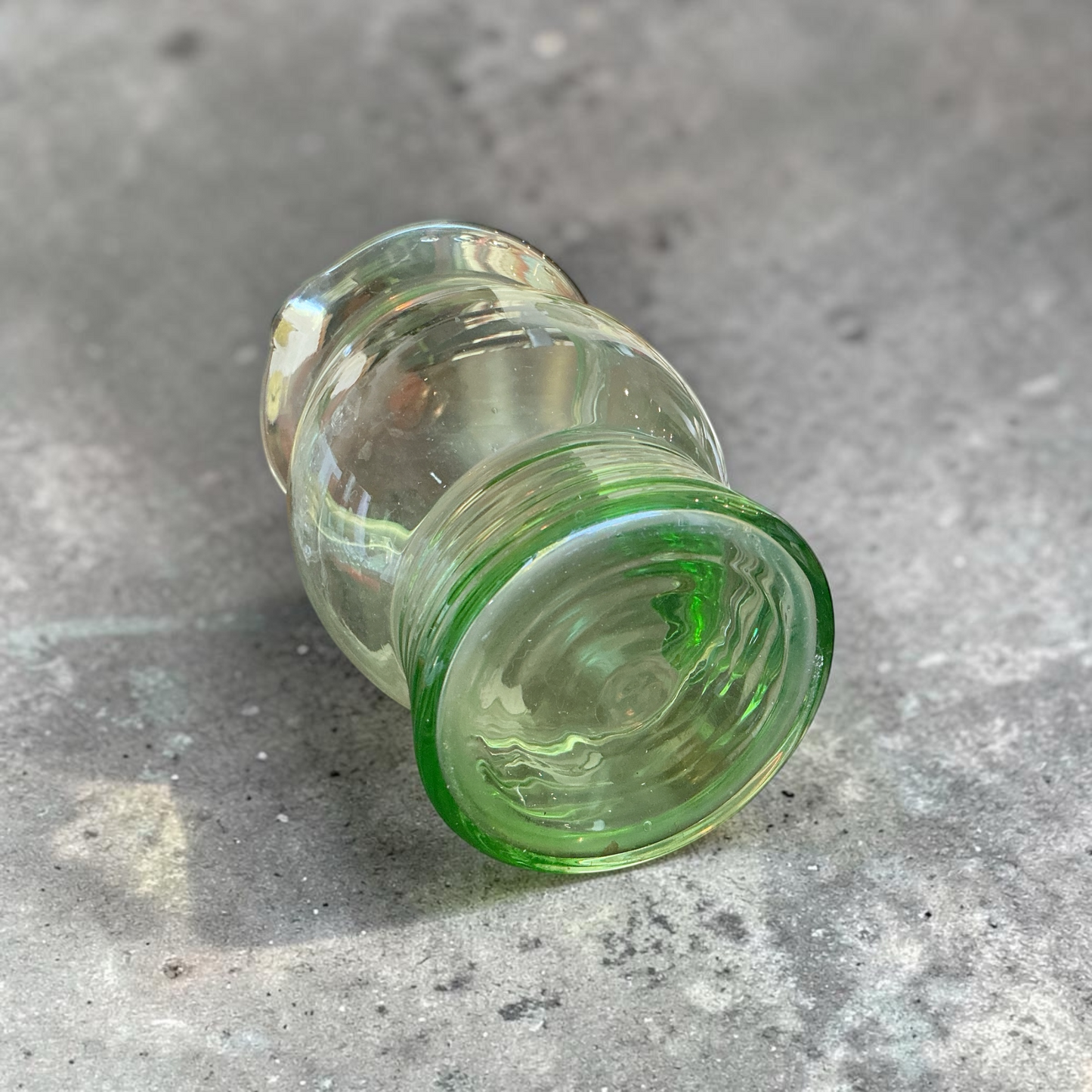 Art Deco Uranium Glass Pitcher